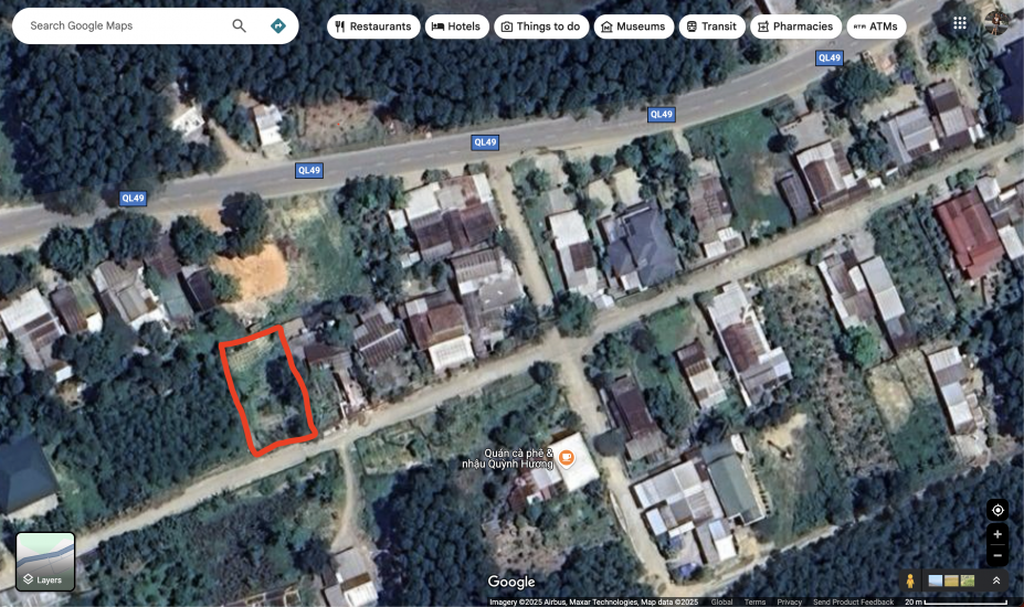Đất Thổ cư gần 400m2 ven Huế cách cầu Tuần 3km, cách TTTP 15km